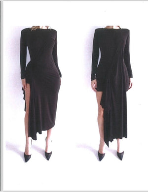 
            
                Load image into Gallery viewer, One Boob Drape Dress
            
        